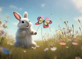 放风筝的小故事怎么写（小白兔拿风筝的故事）