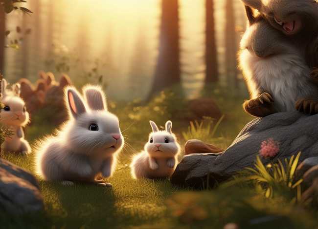 兔子的故事讲解视频（大灰狼家的小兔叽）