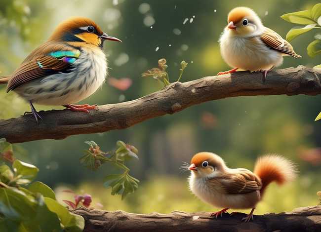 甲壳虫故事；鸡蛋蛋壳甲壳虫小鸟小鸡再加一个动物写一个故事