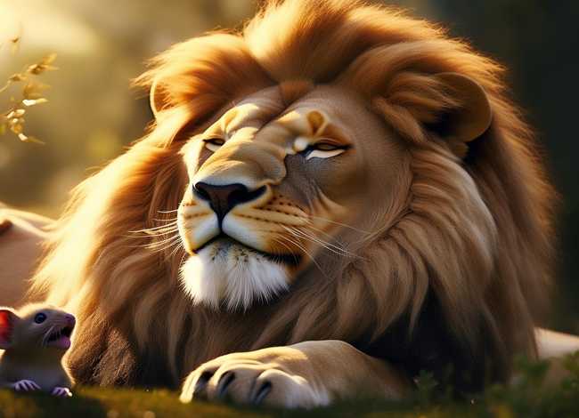 儿童故事狮子与老鼠 - 狮子和老鼠最后一自然段讲的是什么 儿童故事狮子与老鼠 - 狮子和老鼠最后一自然段讲的是什么