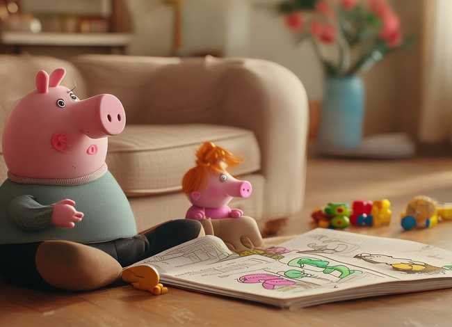 成语故事亲子讲故事表演视频,玩具-小头爸爸给佩奇讲成语故事画蛇添足 成语故事亲子讲故事表演视频,玩具-小头爸爸给佩奇讲成语故事画蛇添足