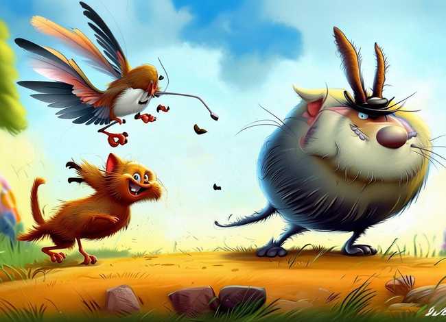 小鸟大猫和兔八哥的故事;兔八哥是哪部动画片里的人物 小鸟大猫和兔八哥的故事;兔八哥是哪部动画片里的人物