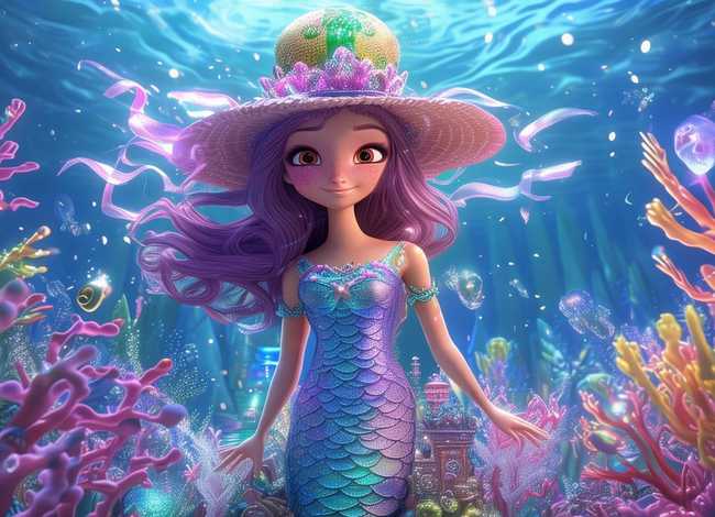 美人鱼儿童视频；儿童儿歌童谣童话故事-小美人鱼的海底王国