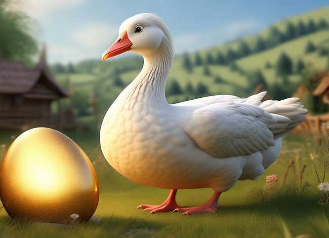 鹅的故事怎么写 - 鹅与金蛋的故事