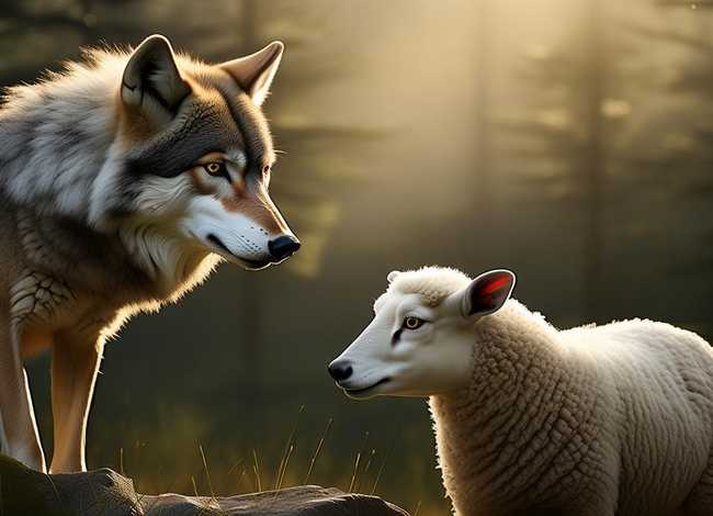 狼和羊的故事大全；一个关于狼和羊的小故事