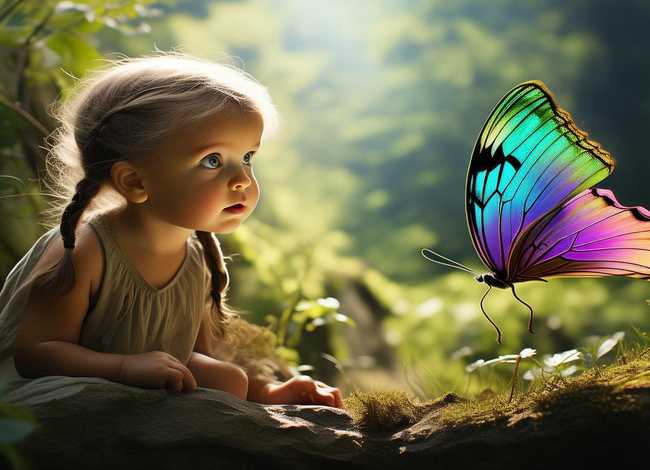 蝴蝶的翅膀儿童故事；小童话作文200字童话故事