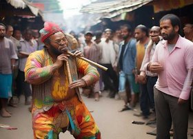 滥竽充数的寓言故事图片，滥竽充数来源于哪个寓言故事