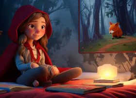 小红帽睡前故事儿童版 - 小朋友睡前故事小红帽