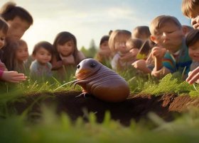 蚯蚓的故事儿童故事、编个关于蚯蚓的故事