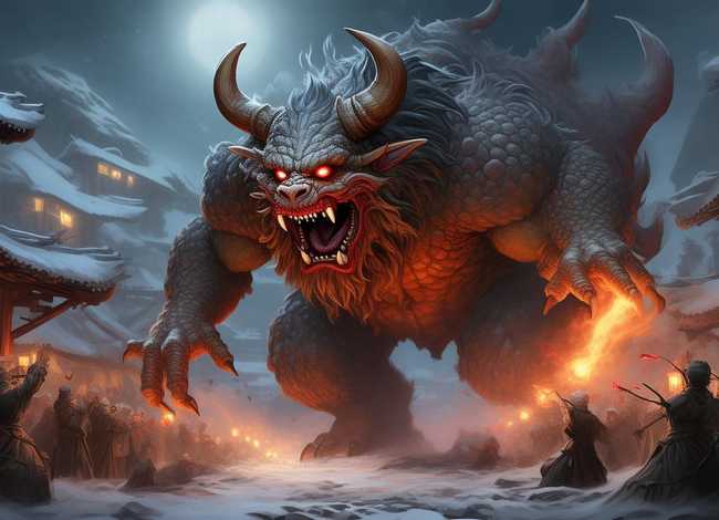 年兽的故事100、春节传说故事-“年”怪的传说