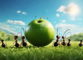 野餐故事绘本（蚂蚁和西瓜的故事绘本完整版）