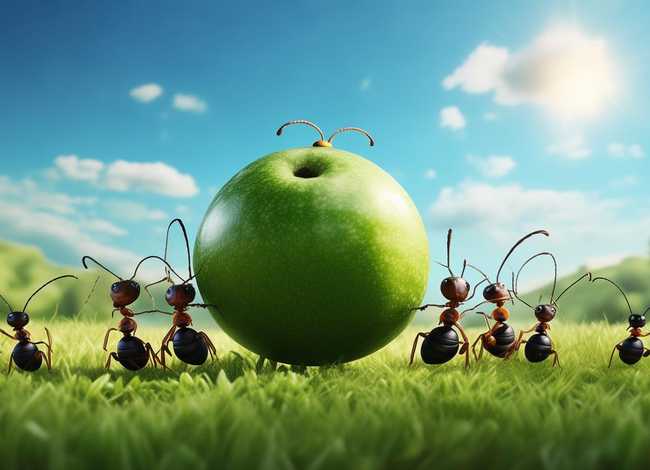 野餐故事绘本（蚂蚁和西瓜的故事绘本完整版）