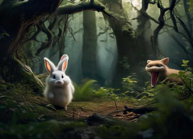 小白兔危险的故事儿童(用狐狸,森林,小兔,危险写三百字童话故事) 小白兔危险的故事儿童(用狐狸,森林,小兔,危险写三百字童话故事)