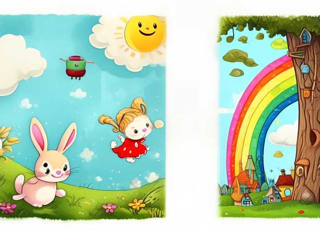 儿童小故事图片配图 故事插画三张图-故事插图怎么画简单又好看