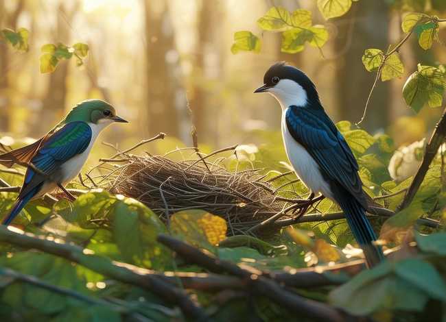 小燕子搭窝的故事,杜鹃学搭窝童话故事 小燕子搭窝的故事,杜鹃学搭窝童话故事