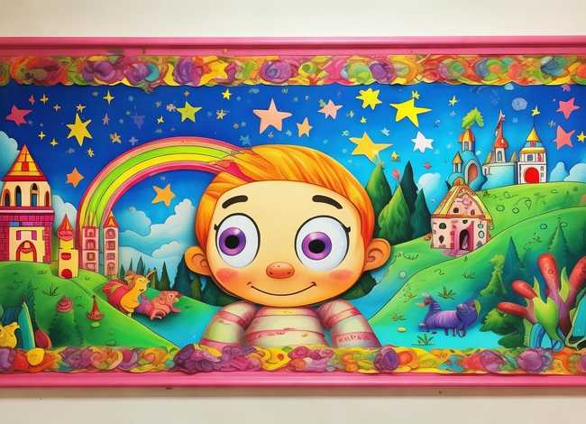 童话故事儿童画作品 安徒生童话宣传海报一年级-一年级手抄报童话故事