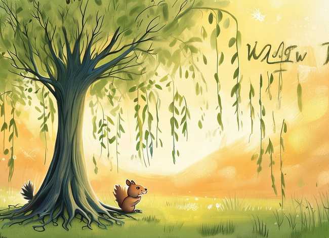 柳树故事配插图 一张书签配插图怎么画三年级 柳树故事配插图 一张书签配插图怎么画三年级