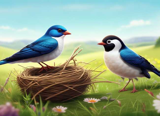 儿童故事小燕子搭窝的故事；杜鹃学搭窝童话故事