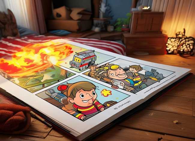 儿童故事大全睡前漫画,四格漫画《紧急救火》讲了一个什么养的故事,有什么启发 儿童故事大全睡前漫画,四格漫画《紧急救火》讲了一个什么养的故事,有什么启发