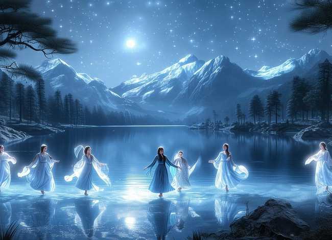 七仙女的故事大全，中国古代神话故事——天池和七仙女