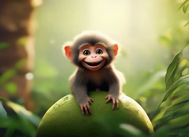 幼儿故事猴子吃西瓜完整版，猴吃西瓜大班幼儿故事