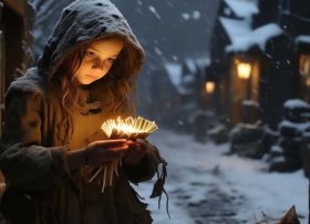 贫困孩子的感人故事，《卖火柴的小女孩》创作背景