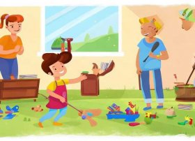 儿童漫画图片爱劳动 - 家长怎么教育孩子爱劳动