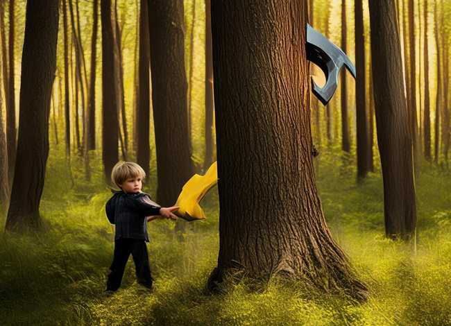 关于金斧子的故事（一个关于金银斧头的寓言故事）