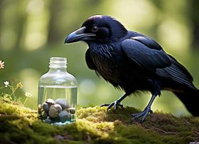 播放幼儿故事乌鸦喝水 少儿故事乌鸦喝水