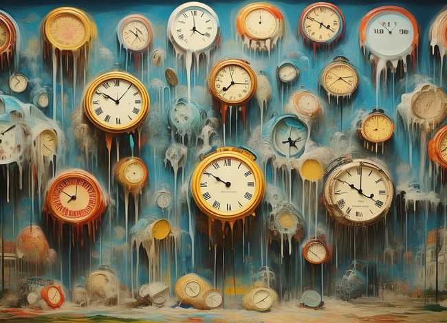 儿童涂鸦的名画、那个有好多时钟象化了一样往下流的那个画叫什么名字啊 儿童涂鸦的名画、那个有好多时钟象化了一样往下流的那个画叫什么名字啊