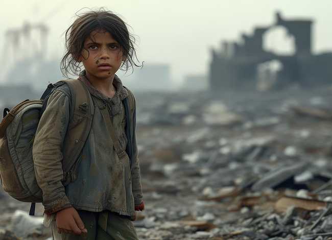 战争中儿童的图片还有故事 - 战争中的孩子是怎样生活的故事
