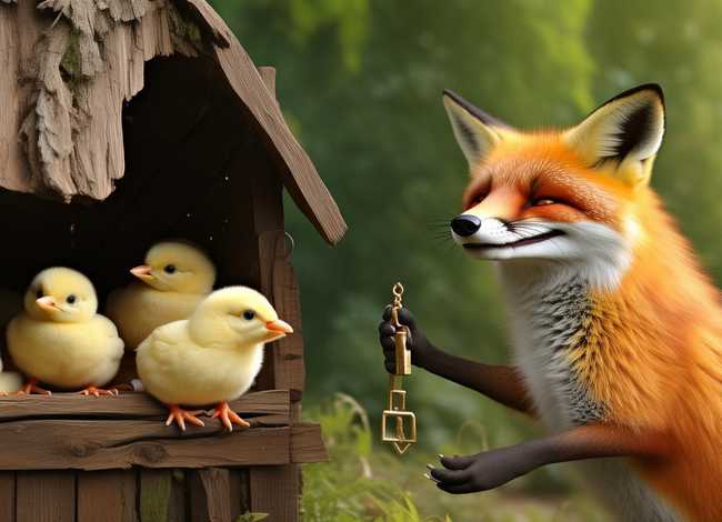 小鸡和狐狸的故事 狐狸养鸡的概括内容