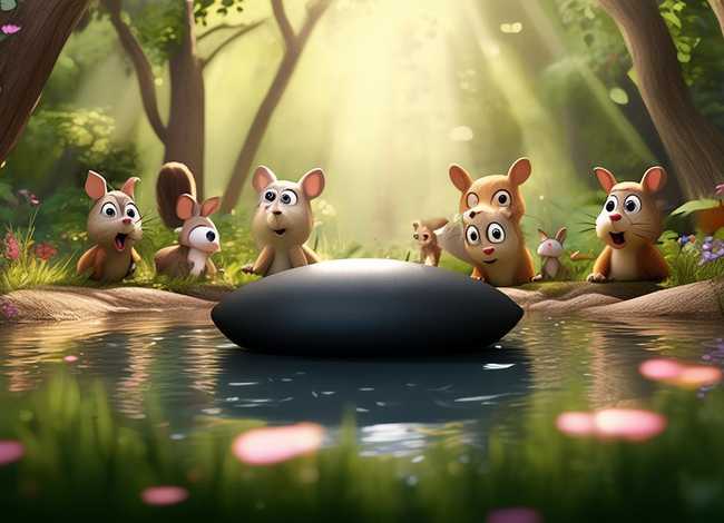 幼儿故事《咕咚来了》（咕咚来了绘本故事内容）