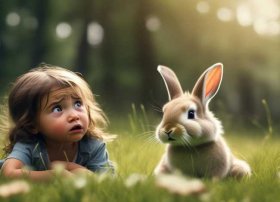 儿童讲故事小兔子好苦恼，50字儿童故事