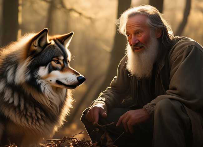 有没有关于狼的故事（东郭先和狼的故事）