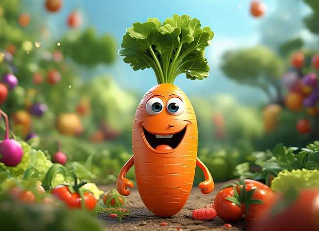 维生素c的故事动画；胡萝卜是蔬菜吗