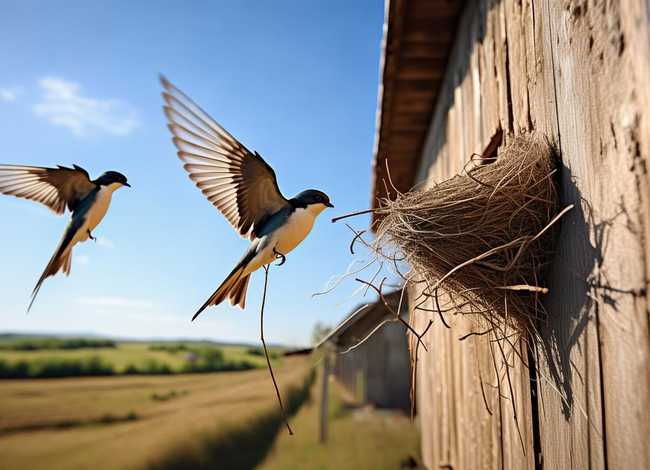 燕子搭窝的过程一段话 - 燕子搭窝的过程怎样写