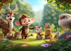 我会交朋友的儿童故事（小猴子交朋友 作文）