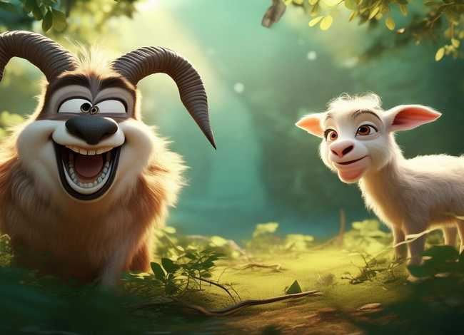 小山羊故事小山羊和狼听听(狼和小山羊故事) 小山羊故事小山羊和狼听听(狼和小山羊故事)