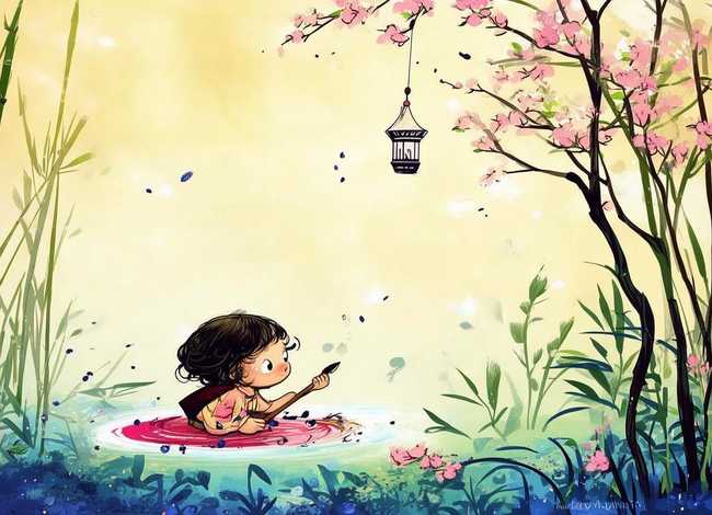 儿童涂鸦七律（七律.咏墨）