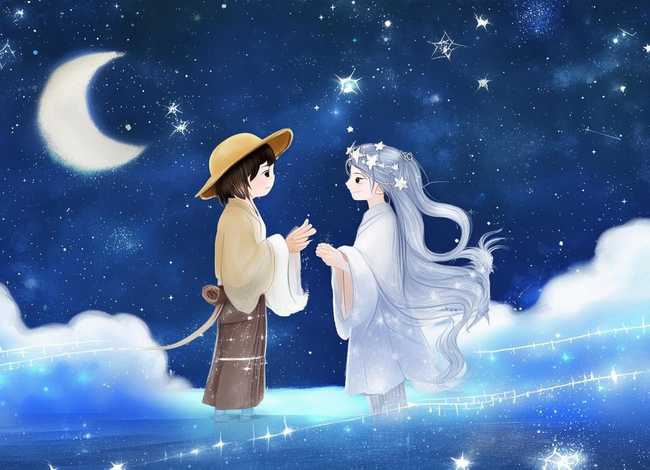 牵牛织女的儿童童话故事，牛郎织女故事
