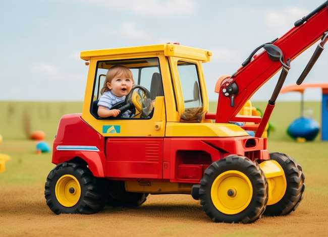 挖土机儿童挖掘机（1到3岁儿童看的挖掘机）