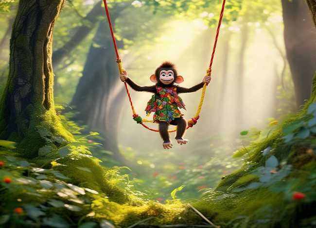 小猴子荡秋千的故事;小猴子荡秋千看图写话 小猴子荡秋千的故事;小猴子荡秋千看图写话