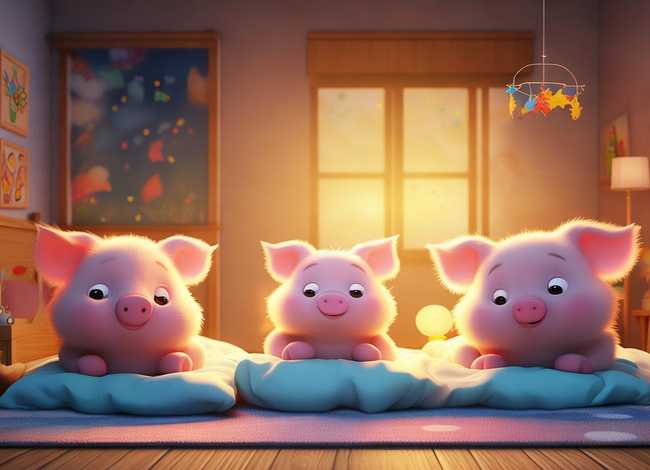 三只小猪儿童故事3-6岁、3-6岁宝宝爱听的睡前故事有哪些