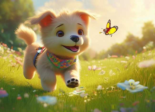 小狗狗的故事视频 可爱的狗狗动画!《小逗的日子》