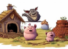 三只小猪故事表演视频播放（像狼来了一样出名的故三只小猪盖房子类似的故事