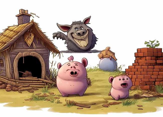 三只小猪故事表演视频播放（像狼来了一样出名的故三只小猪盖房子类似的故事）