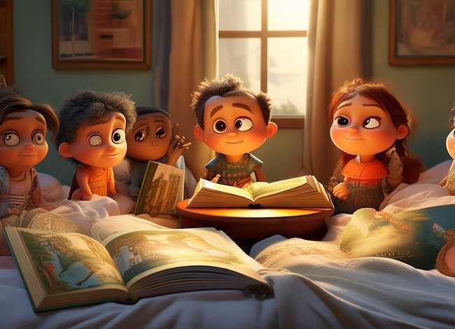 六个人的讲儿童故事的视频，适合哄小孩子的睡前经典童话故事【四篇】