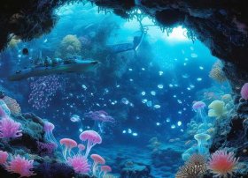 海底世界讲故事，《海底两万里》主要讲述什么的故事