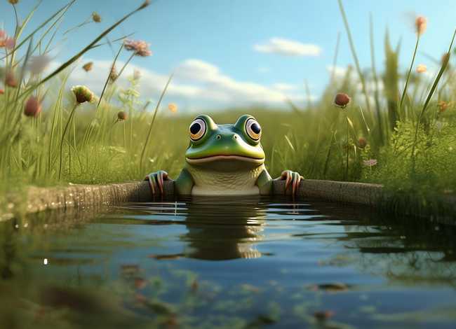 故事《井底之蛙》，睡前故事《井底之蛙》